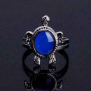 1Pc Fashion Mood Ring Changing Color Turtle Adjustable New Ring Temperature Y6A9