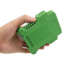 Electrical Distribution Box Din Rail Plastic Enclosure Electronic Green Ins