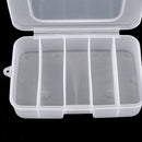 5 Cells Clear Fishing Accessories Holder Tackle Box Beads Snaps Storage Case