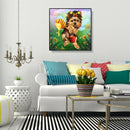 5D DIY Full Drill Diamond Painting Dog Cross Stitch Embroidery Mosaic Craft Kit