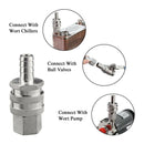 Stainless Steel 1/2'' MPT Male Beer Quick Disconnect Connect Set Home Brew