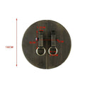 Chinese Furniture Brass Hardware Latch Cabinet Face Copper Door Pull Handle T4B9