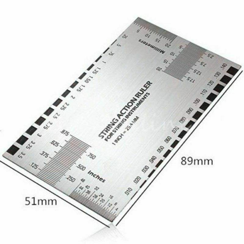 Baroque String Action Ruler Gauge Tool For Guitar Bass Forever-Direct Guita