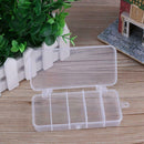 5 Compartments Storage Case Box PVC Fishing Lure Spoon Hook Bait Tackle Box A