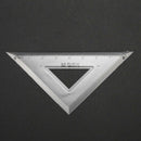Students 7 in 1 Black Clear Plastic Ruler Compass Geometric Drafting Tool S A8Z7