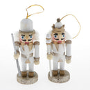 4Pcs Wooden Christmas Nutcrackers Ornaments, Wood Nutcrackers Figures for Home