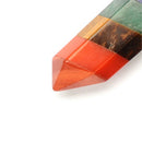 7 Chakra Healing Wand Layered Crystal Healing Balancing Pendants Reiki Therapy