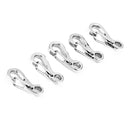 10pcs Alloy Hanging Snap Hook Keychain Buckle Carabiners Camping Hiking Tool