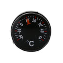 1Pc x Portable Black Thermometer Plastic Round Pointer Temperature Sensor ToolLJ