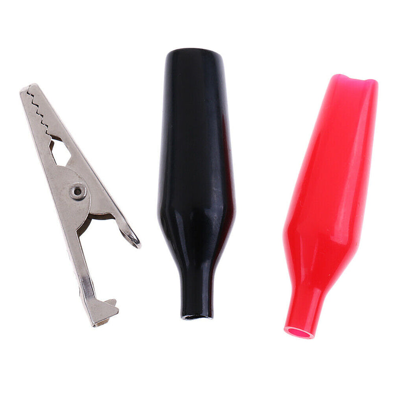 2 Pair Of Crocodile Crocodile Clamp With Insulating Cover
