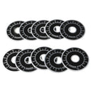 10PCS Rotary Caps Potentiometer Knobs With 10PCS Counting Dial 0 - 100 Scal N9R9
