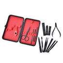 15Pcs Stainless Steel Personal Manicure Set Pedicure Travel Grooming Kit NailOZ