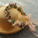 Floral Flower Party Wedding Crown Hair Wreaths Headband Hair Band Garla3C
