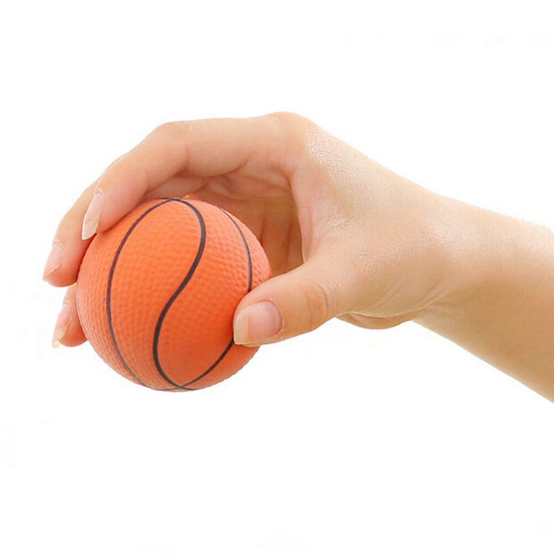 6.3CM Basketball Hand Wrist Exercise Stress Relief Squeeze Soft Foam Ball MO