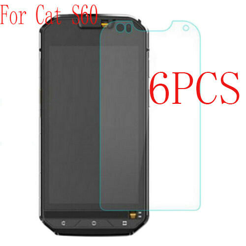 6Pcs For Cat S60 Cover Tempered Glass Screen Protector 9H HD Protector Guard