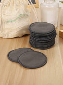 12PCS Makeup Removal Cotton Pad Reusable Bamboo Fiber Pads for Face Eye