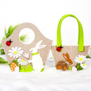Easter Egg Rabbit Flower Handbag Cute Easter Decoration Party Supplies Kids