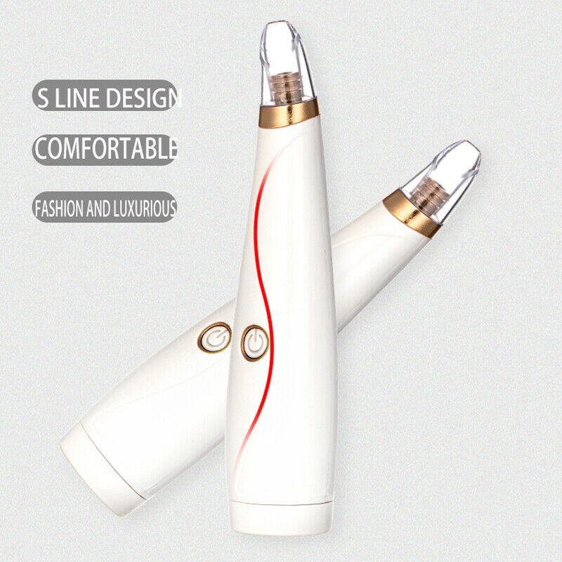 Electric Blackhead Remover Pore Vacuum Suction Dermabrasion Face Clean&+