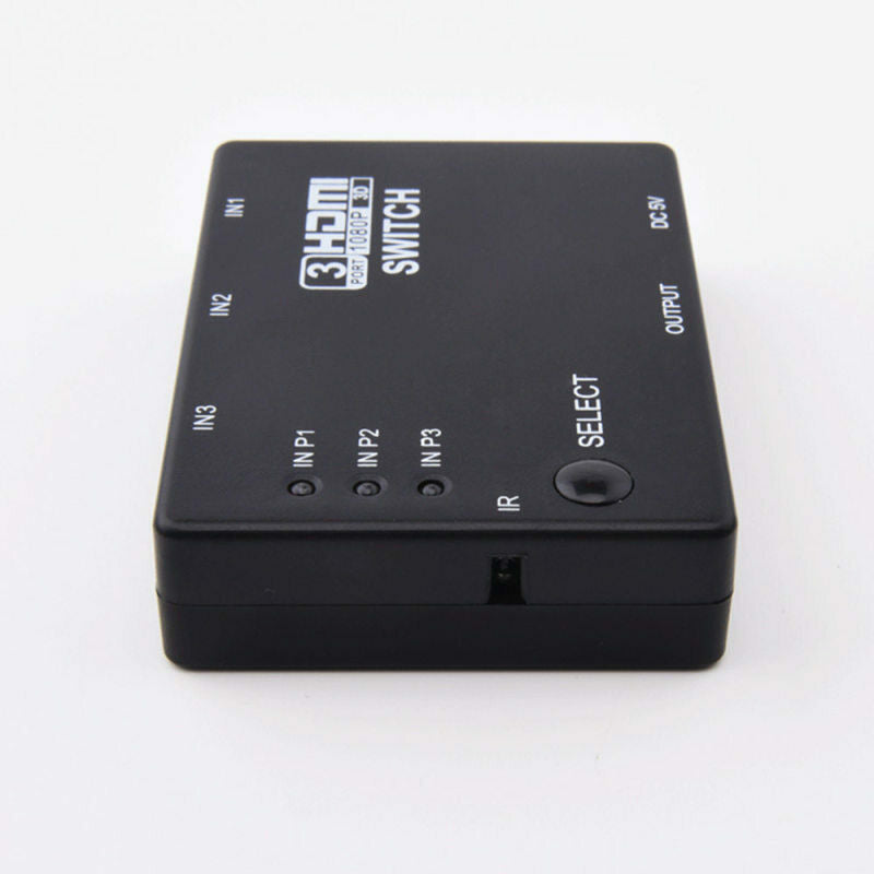 3 x 1 HDMI Switch 4k Splitter Switch Switcher Hub IR Remote 1080p For HD BCG