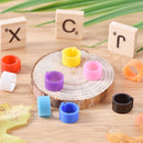 100x bird rings 8mm leg bands clip pigeon dove chicks duck bantam poultry  JR