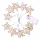 1.1M 10Led Star Rattan String Lights Led Fairy Lights Christmas Wedding Dec