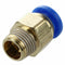 5 Pcs 1/8" PT Male Thread 6mm Push In Joint Pneumatic Connector Quick Fitti B1H5