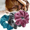 12Pcs/Pack Hair Scrunchies Velvet Elastics Hair Ties Bands Ties Ropes