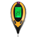 4 In1 LCD Digital PH Tester Moisture Temperature Sunlight Soil Meter Plants FT