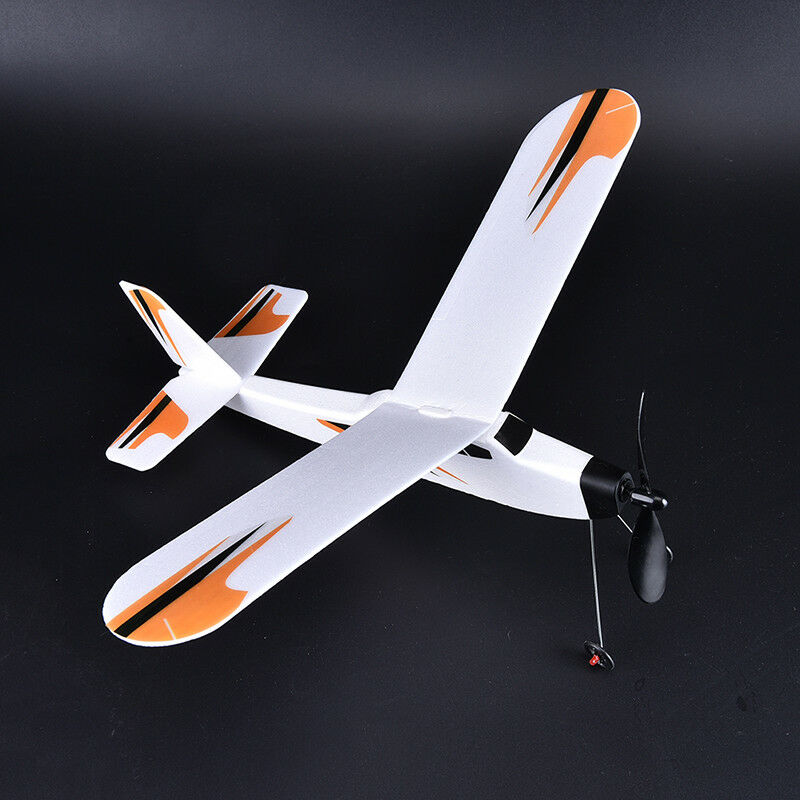 1pc foam aircraft rubber band power body glider fighter aircraft assembly modeES