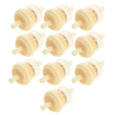 10X Inline Petrol Fuel Filter Cleaner Trail Quad Dirt Bike ATV Dune Buggy 6-8mm