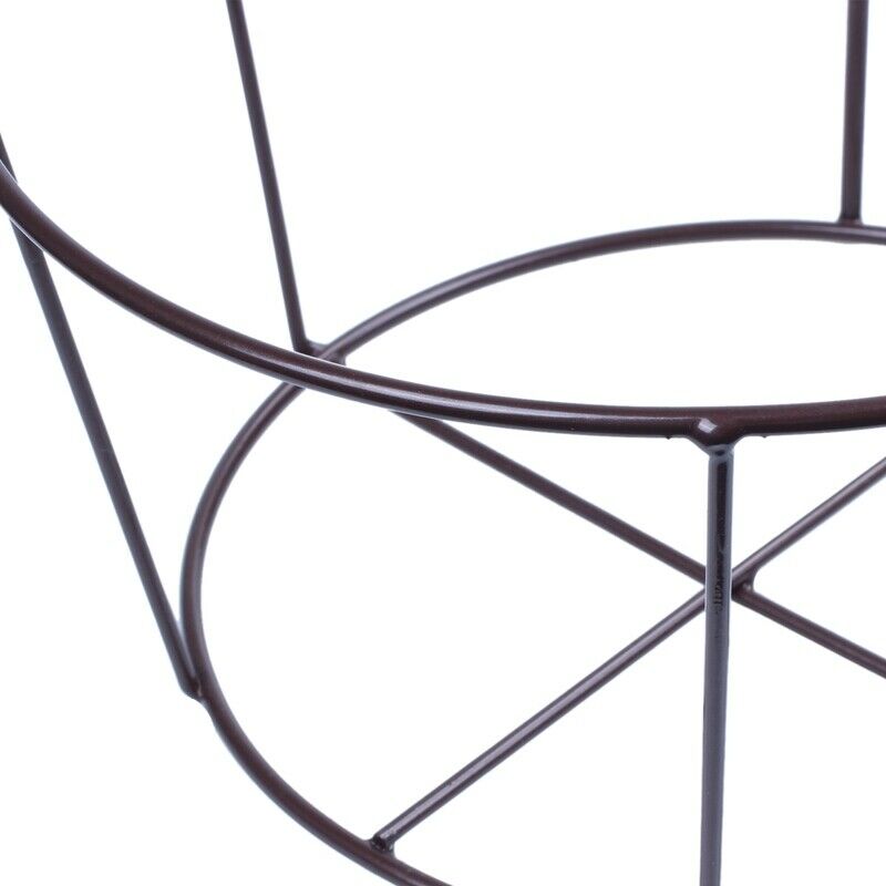 Metal Iron Flower Pot Hanging Balcony Garden Plant Planter Home Decor baske