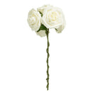 Roses Artificial Flowers-25 Pcs Big PE Foam Rose Artificial Flower Head for