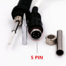 Electric Soldering Iron 5 Pin Welding Hot Air 50W 24V Replacement Repair To T9P6