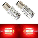 2pcs Red 1157 P21/5w Bay15d Super Bright 33 Smd 5630 5730 Led Auto Brake Li K7T1