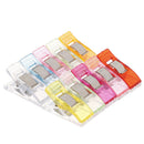 10pc Tape Bias Maker DIY Job Foot Case Supplies Plastic Clip Hemming Sewing  Pg