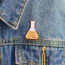 Creative Scientific Bottle Brooches Badges Jacket Backpack Decor Jewelry