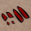 6pcs Seat Adjust Button Cover Trim fit for Benz GLC Class X253 2015-2020 Black