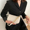 Alligator Pattern Handbag Tote Women Leather Underarm Shoulder Bag (White)