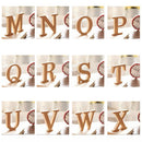 Wooden Alphabet Craft Letter Plaque Wall Hanging Wedding Nursery Decor THANK