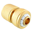 4 Brass Hose TapHosepipe Quick Pipe Fitting Set Connector Garden Spray Nozzle