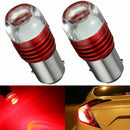 2pcs Strobe Flashing Red 1157 LED Auto Tail Brake Light Lamp Projector Bulb  BX