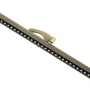 Metal Frame Kiss Clasp Arch For Purse Bag Bronze 19cm x 8.5cm K3J4