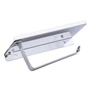 Stainless Steel 304 Bathroom Paper Phone Holder with Shelf Bathroom