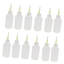 12 x 50ml Glue Oil Applicator Bottle Clear Precision Tip Quilling Bottles