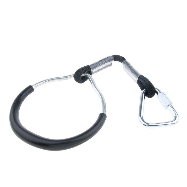 Heavy Duty Iron Playground Kids Gymnastic Rings Black