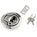 Convenient Boat Deck Hatch 1/2" Door White Plastic 2" Flush Pull Slam Latch
