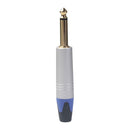Set of 2 6.35mm Stereo Jack Plugs DIY Plugs for Headphones Soldering,