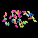 72Pcs Bike Wheel Spoke Beads, Luminous Plastic Clip Spoke Bead Decorations