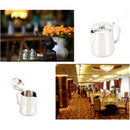Stainless Steel Pull Flower Espresso Frothers Frothing Garland Cup Milk Jug I7Y4