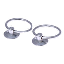 2 X High Quality Round Pull Ring Metal Stainless Steel Handle Drawer Handle